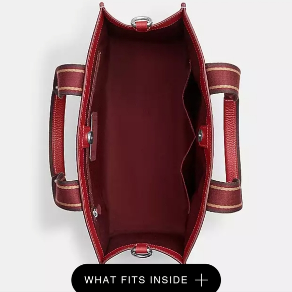 New! Smith Tote in 1941 Red Multi - Picture 3 of 7